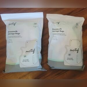 NWT 2 Packs Motif Breastmilk Storage Bags 100CT Each